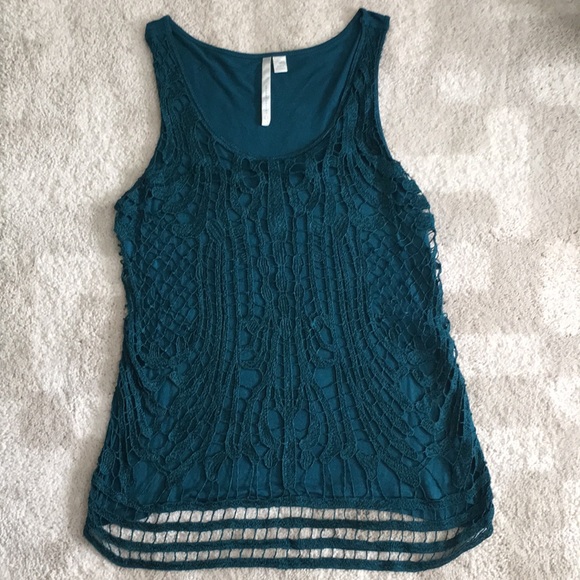 LC Lauren Conrad Tops - Emerald Green LC Lauren Conrad Tank Top